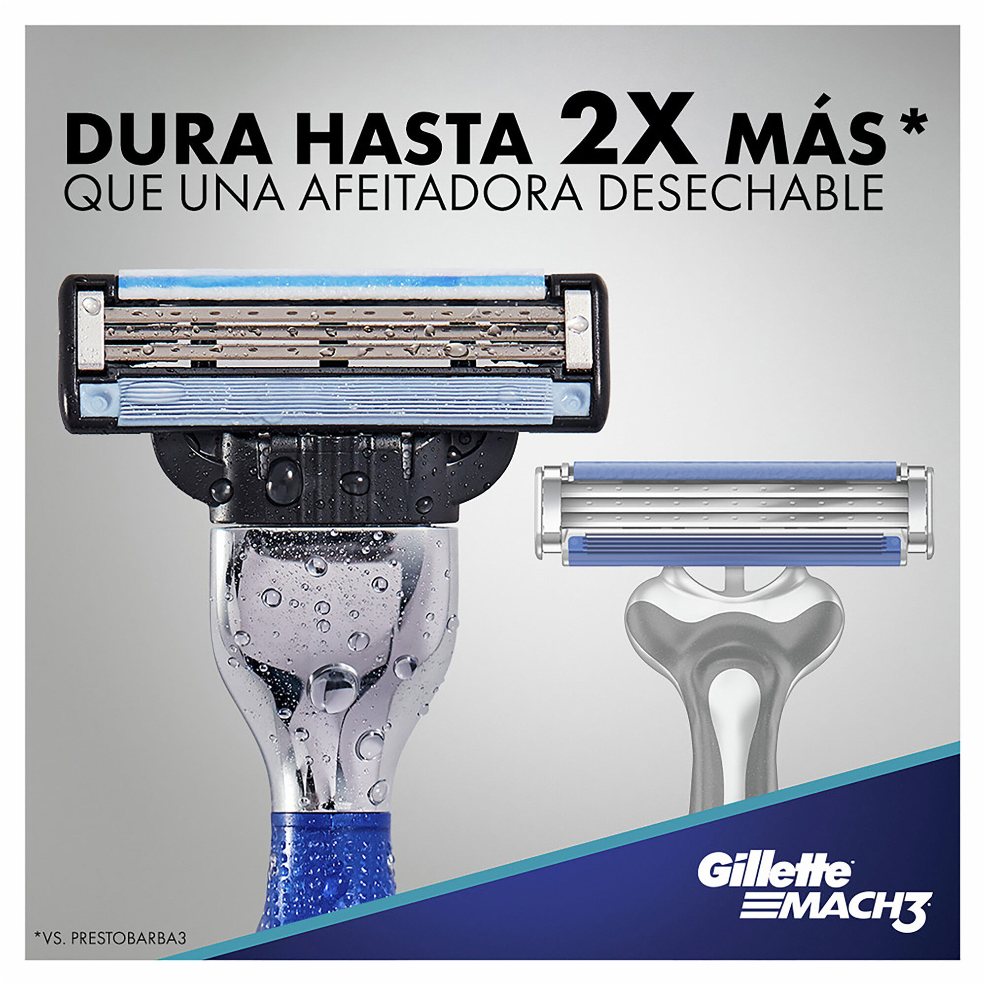 Maquina + Cartucho Aquagrip Reg Gillette 2.0 Pza
