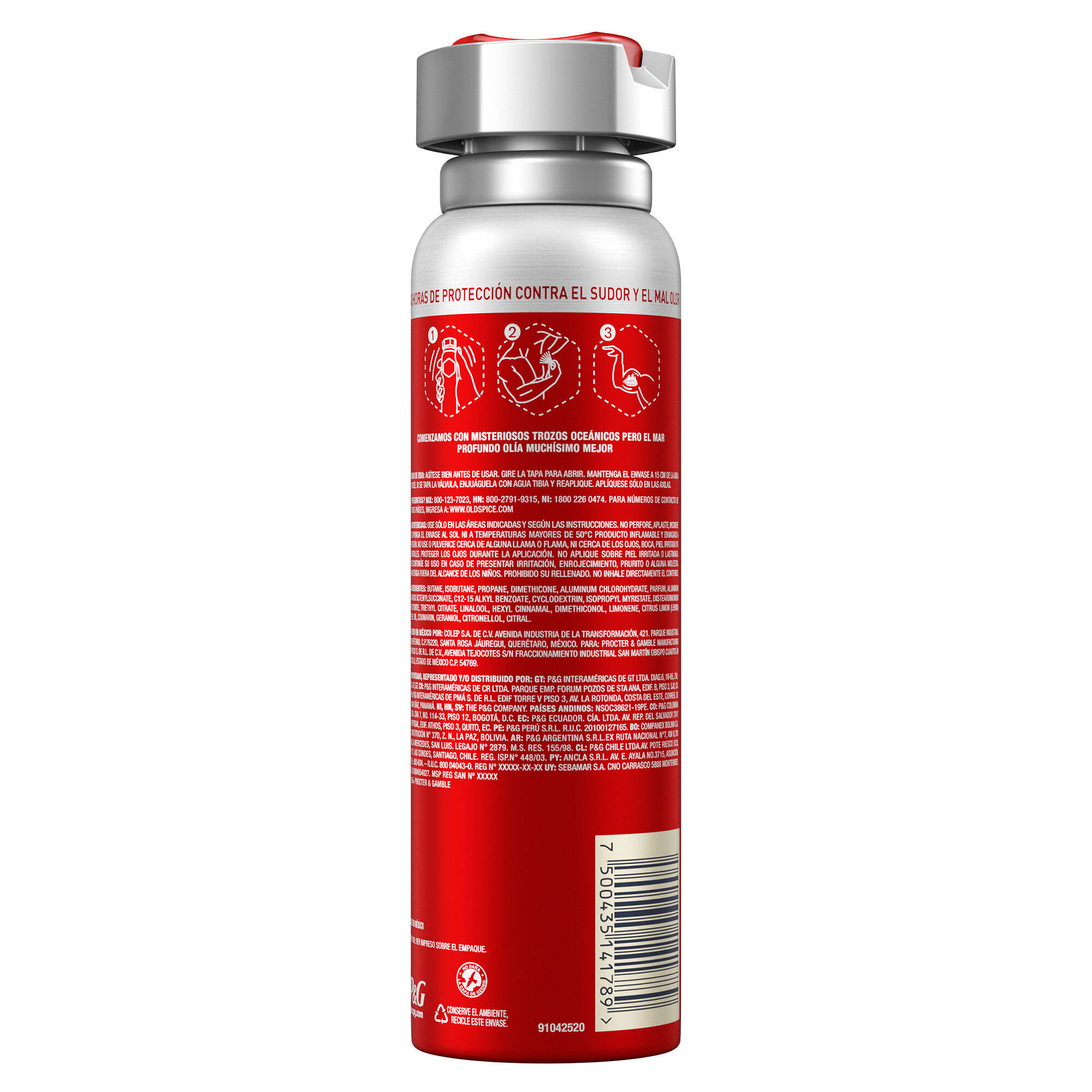 Deo Aerosol Ap Mar Profundo Old Spice 93.0 Gr