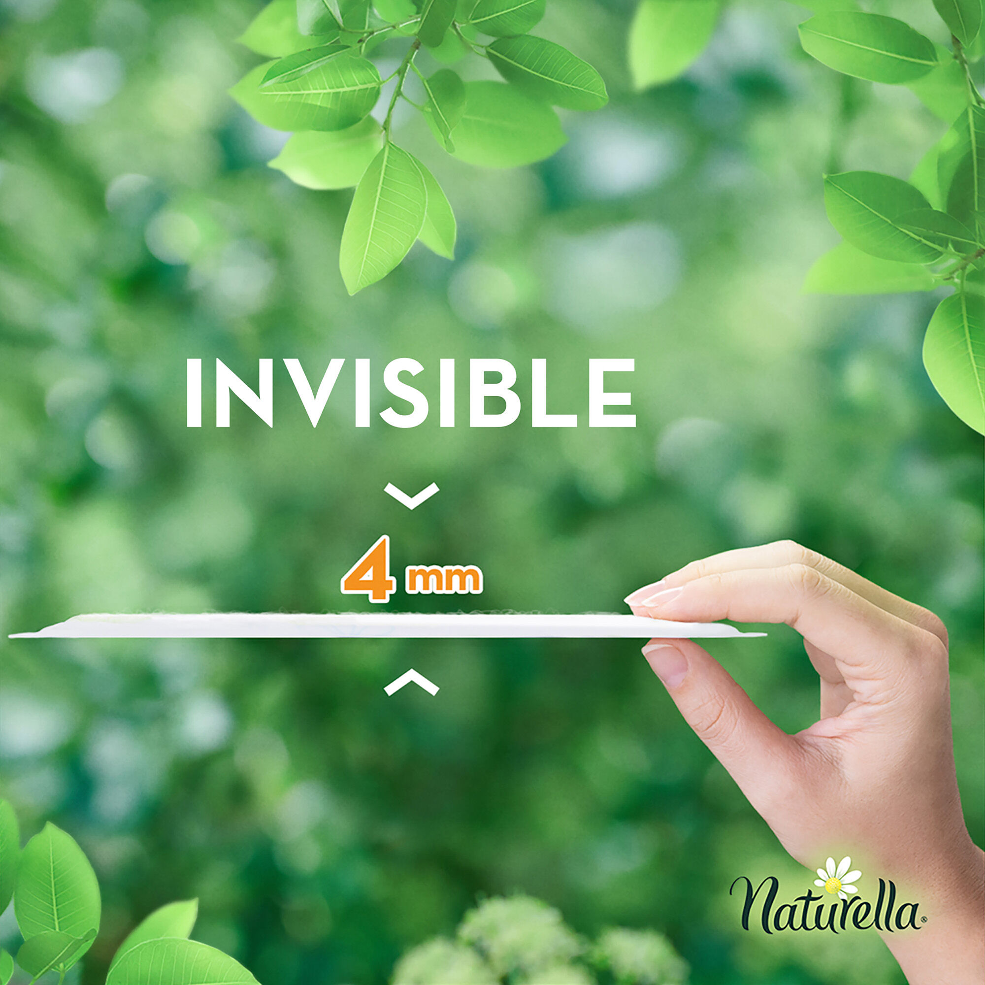 Toalla Femenina Con Alas Invisible Naturella 14.0 Pza