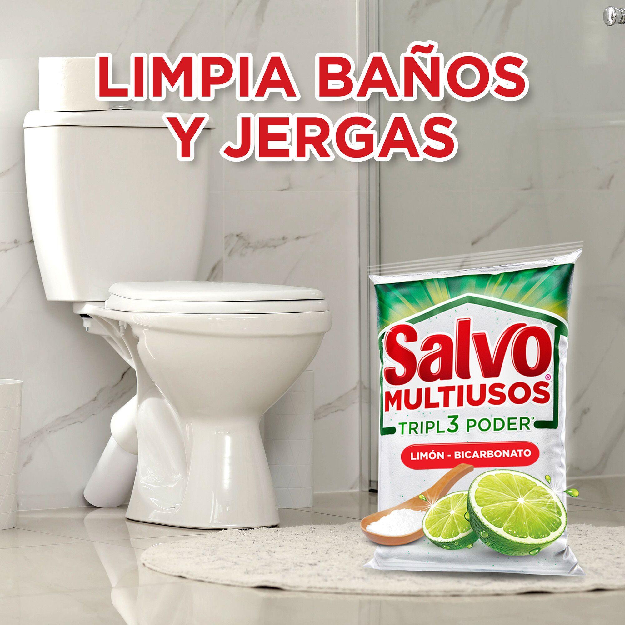 Jabon Multi Usos En Polvo Salvo 1.0 Kg