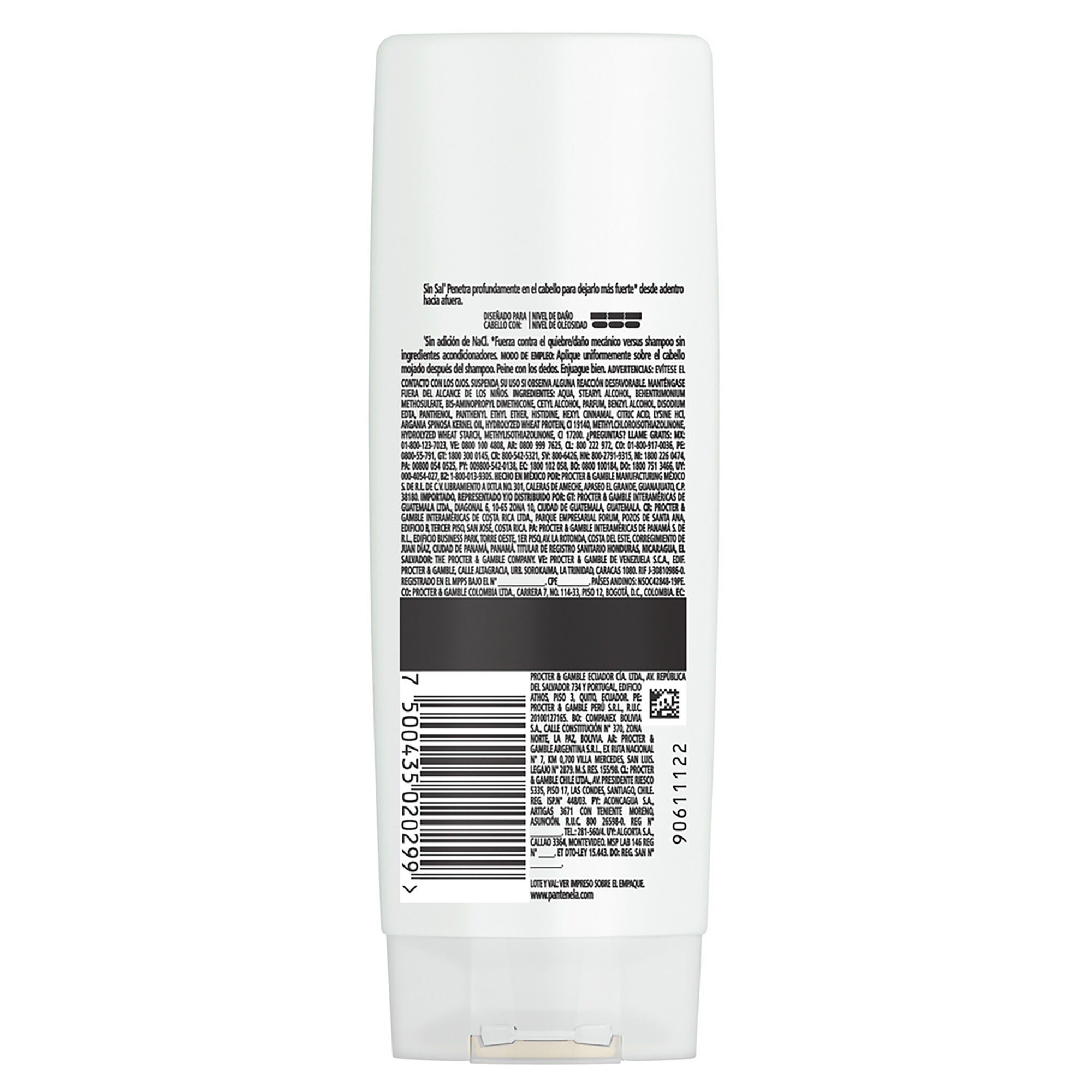 Acondicionador Fuerza Reconstructora Pantene 400.0 Ml
