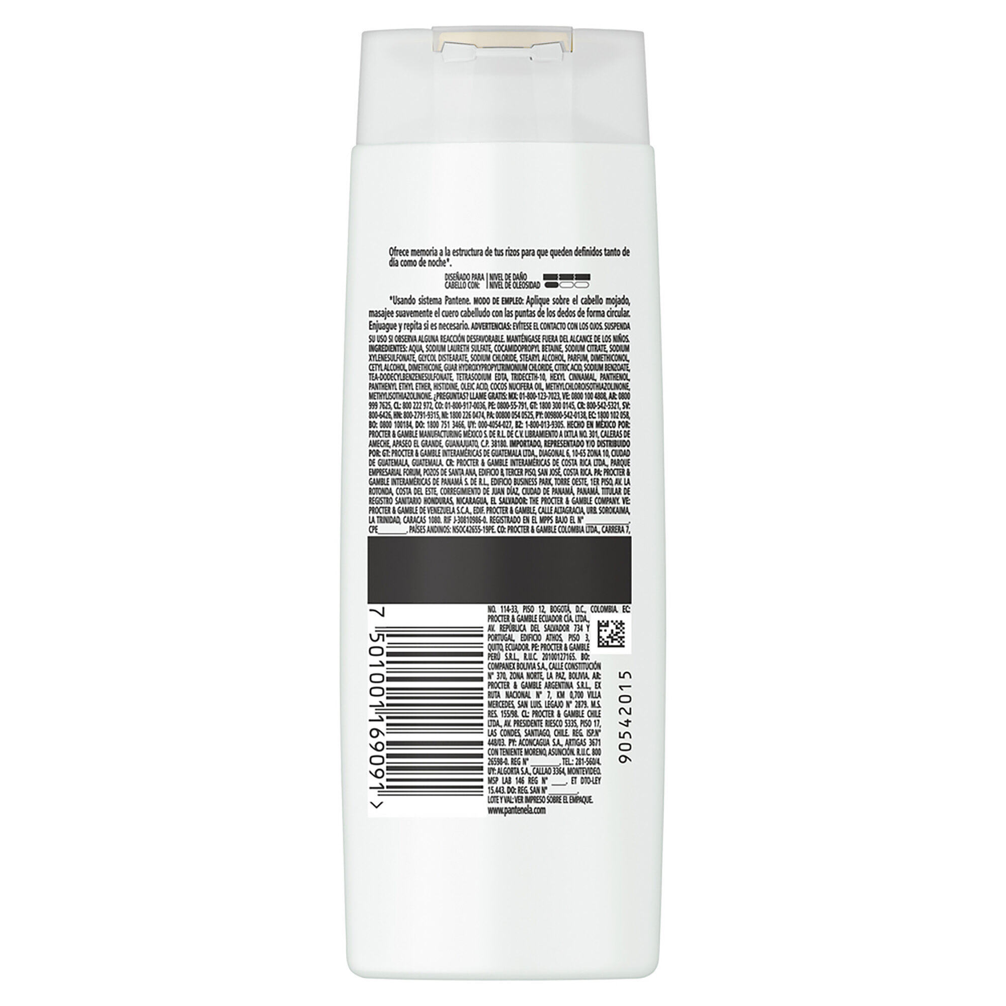 Shampoo Rizos Definidos Pantene 200.0 Ml