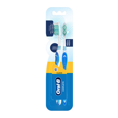 Cepillo Dental 2 Pack Complete 40 Med Oral B 2.0 Pza