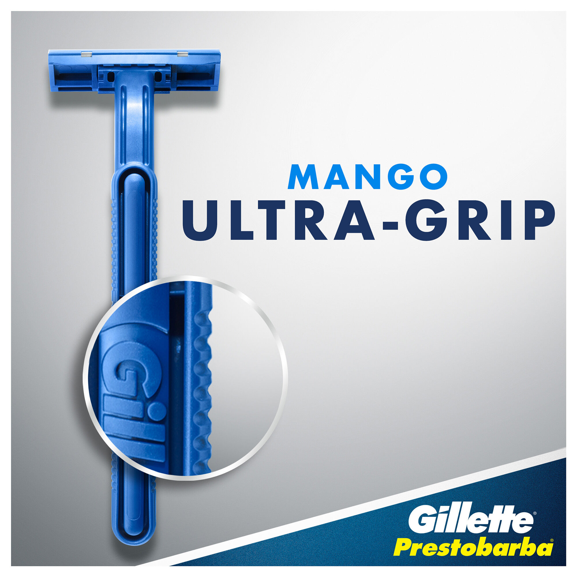 Rastrillo Desech Presto Ultragrip Gillette 2.0 Pza