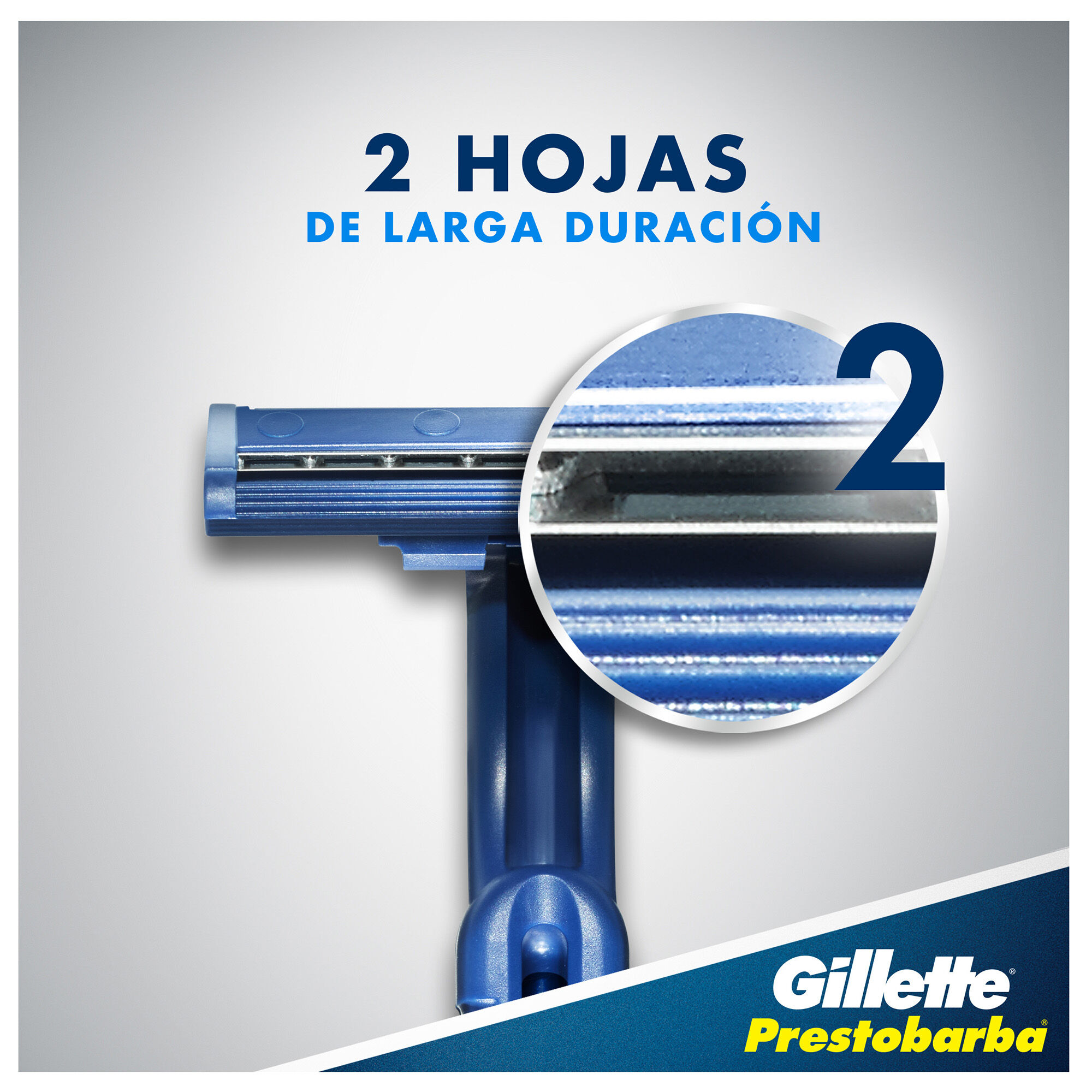 Rastrillo Desech Presto Ultragrip Gillette 2.0 Pza