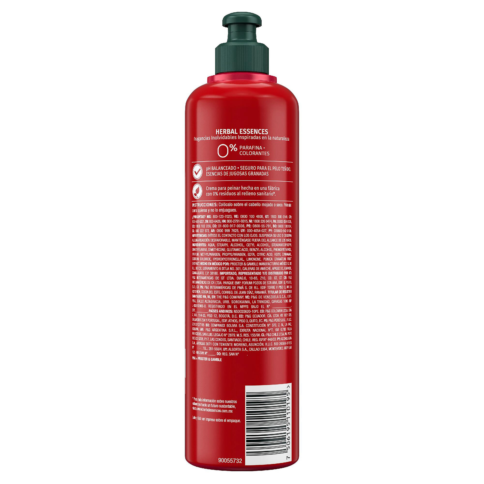 Crema Para Peinar Granada Herbal Ess 300.0 Ml