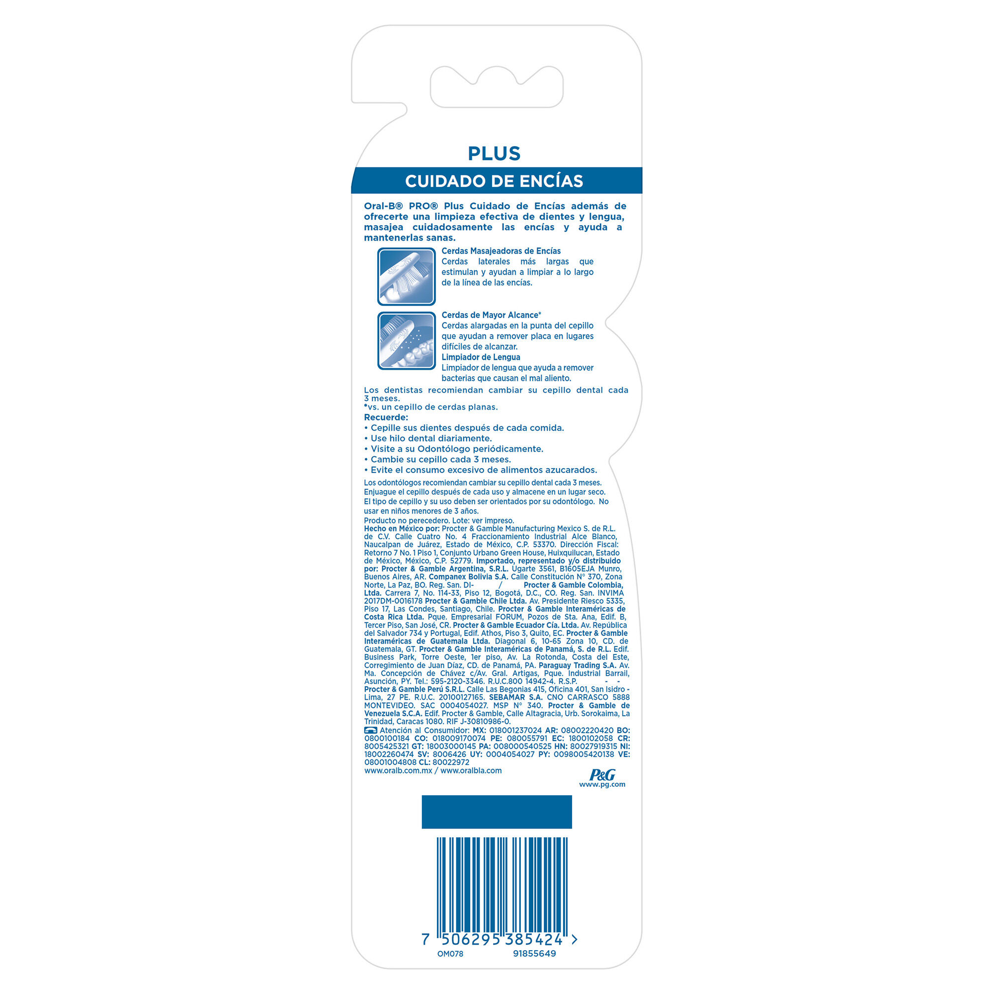 Cepillo Dental Plus 2x1 Pro 2.0 Pza