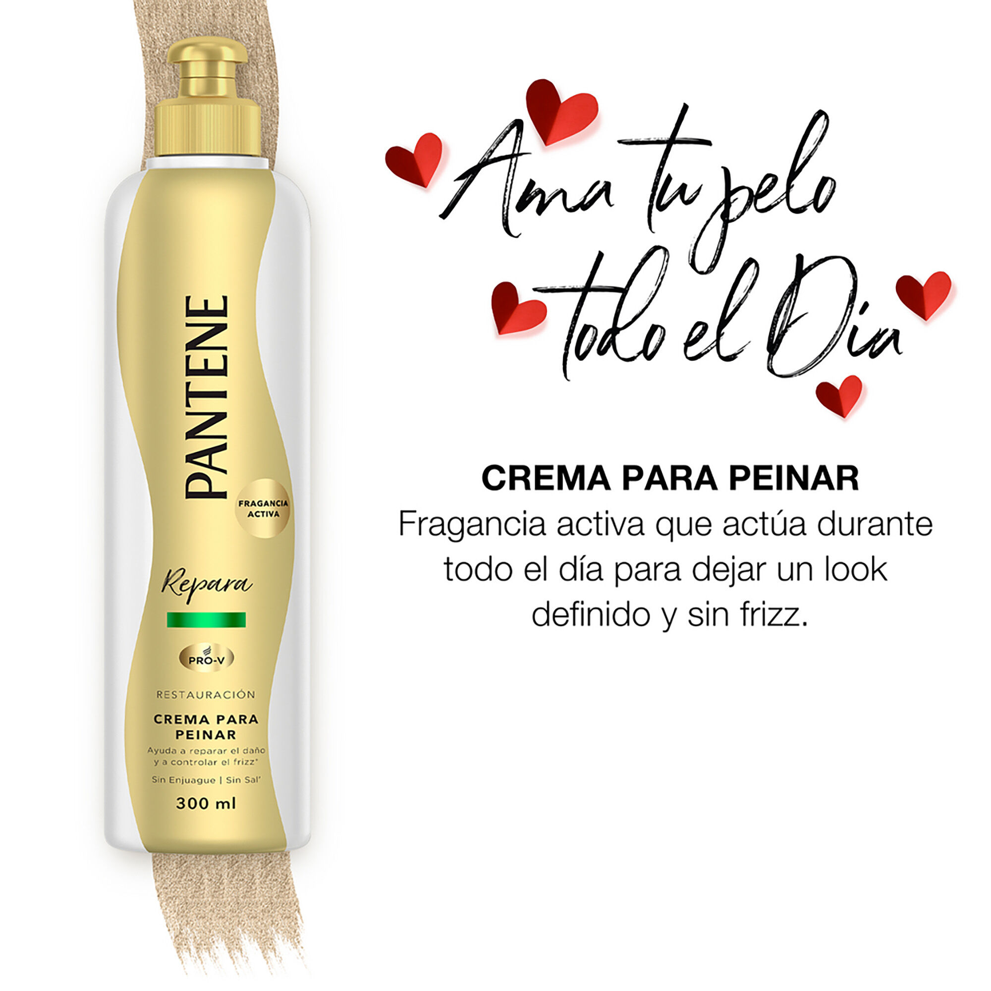 Crema Peinar Reparacion Pantene 160.0 Ml