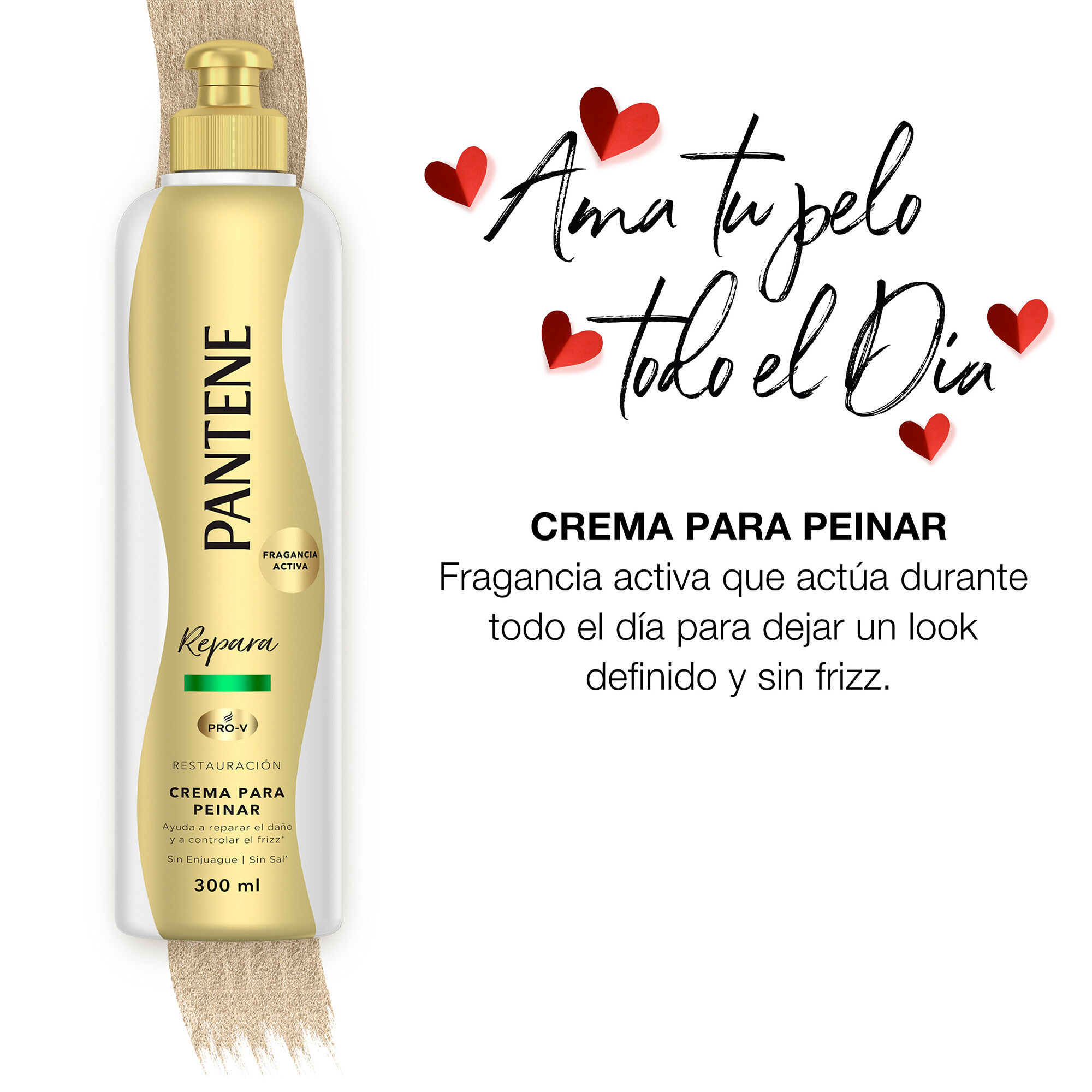 Crema Peinar Reparacion Pantene 300.0 Ml