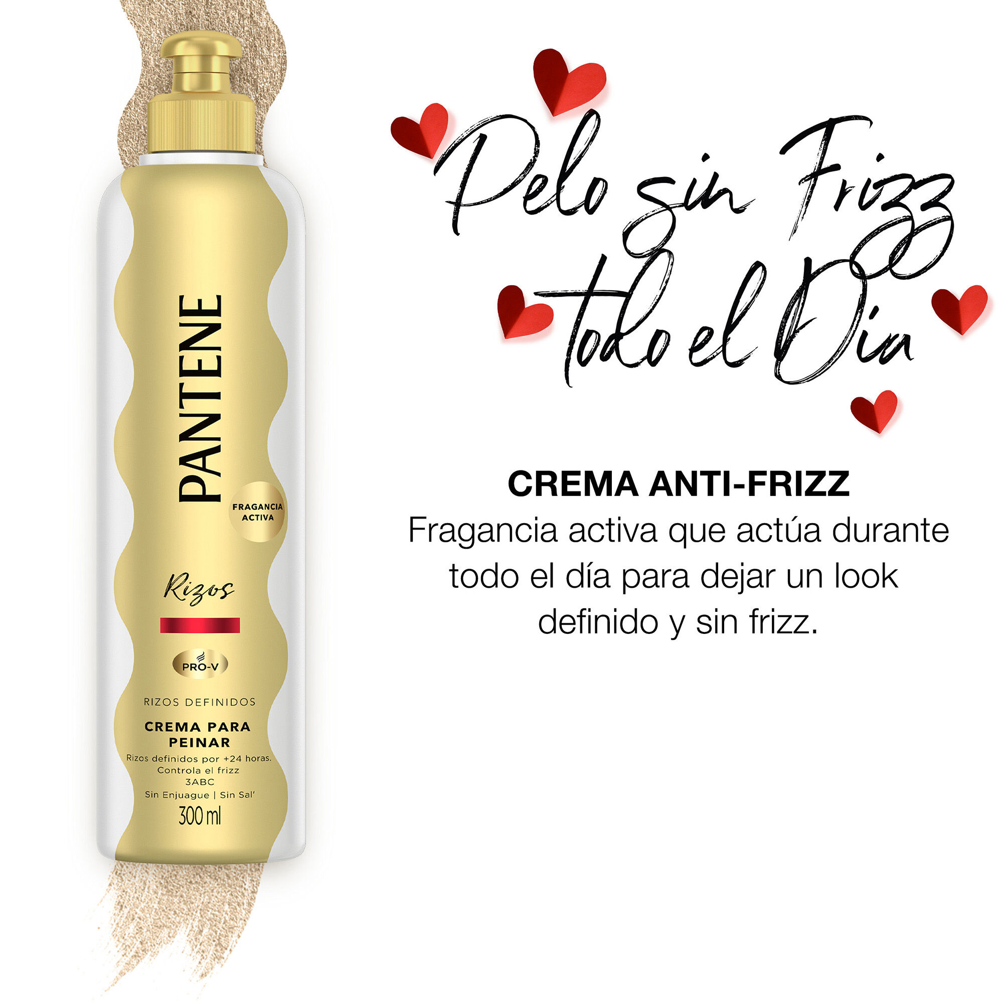 Crema Peinar Rizos Definidos Pantene 160.0 Ml