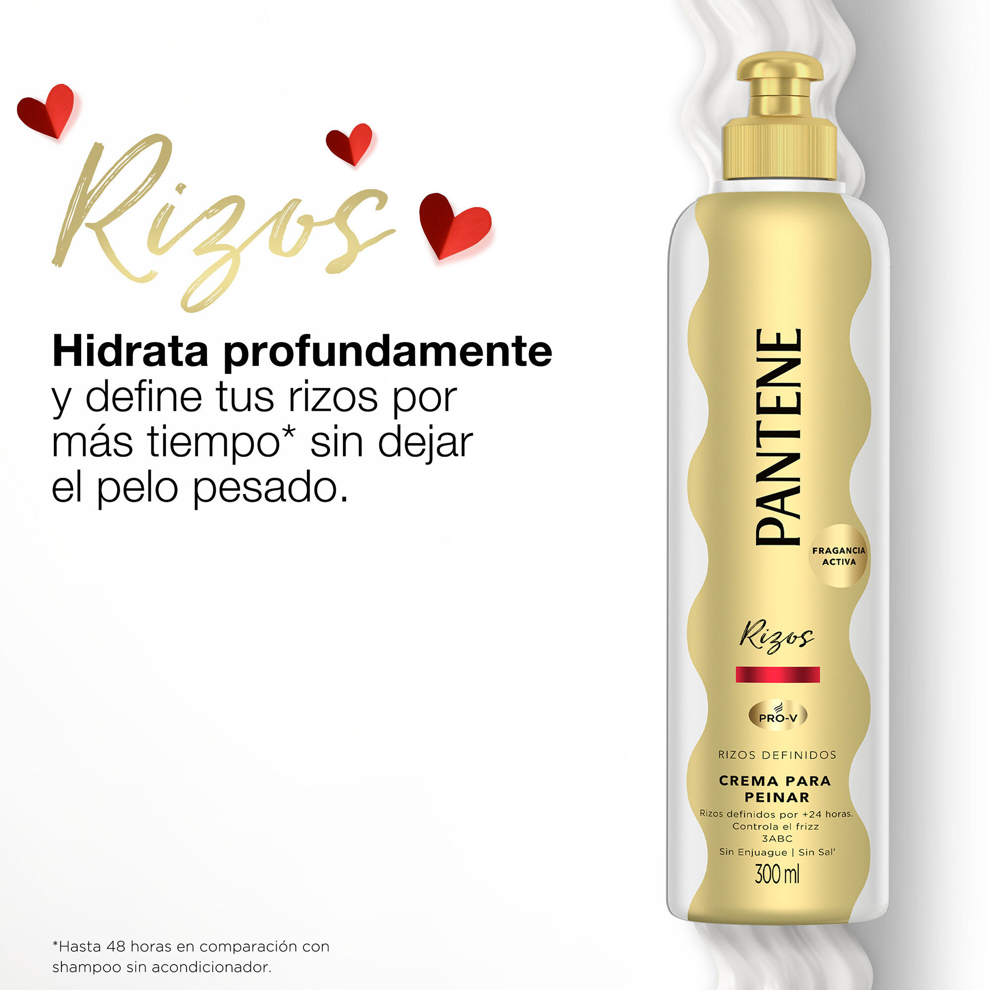 Crema Peinar Rizos Definidos Pantene 160.0 Ml
