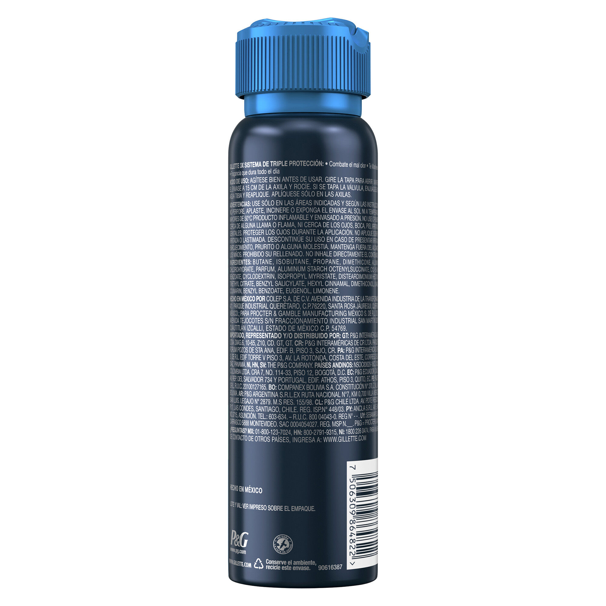 Deo Aerosol Artic Ice Gillette 93.0 Gr