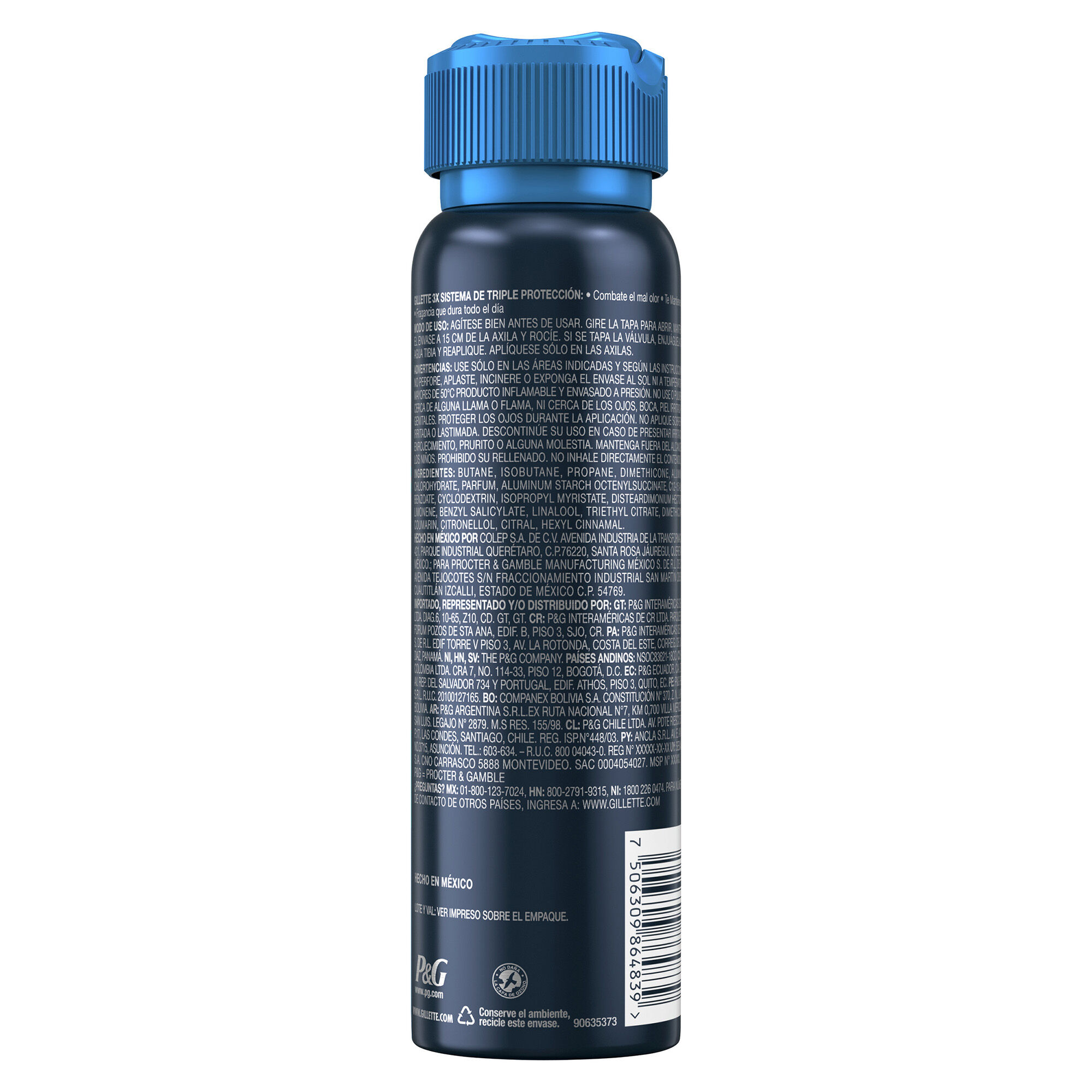 Deo Aerosol Cool Wave Gillette 93.0 Gr