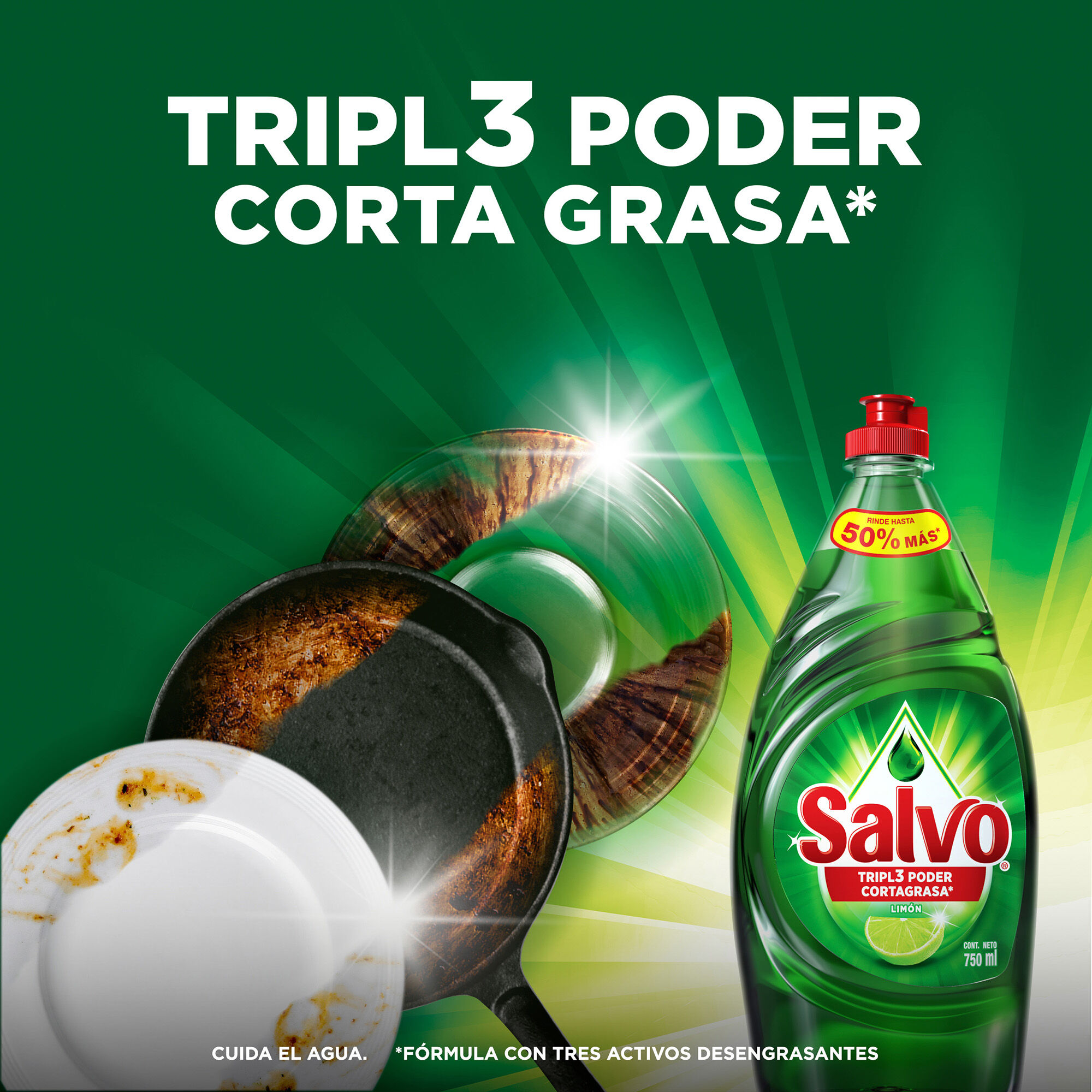 Jabon Liquido Limon Salvo 900 0 Ml