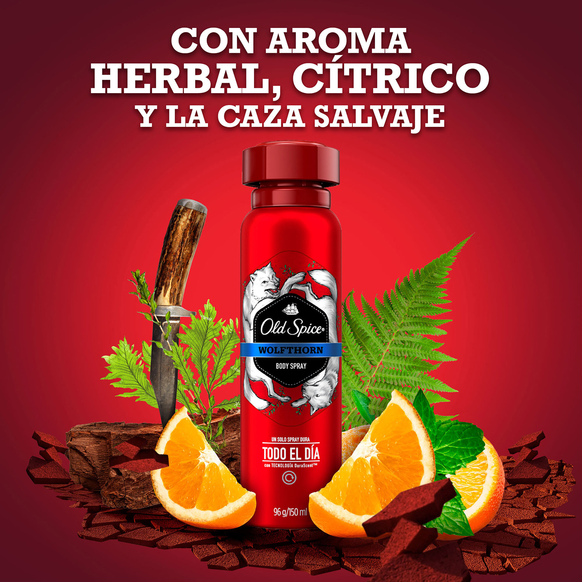 Deo Aerosol Wolfthorn Old Spice 96.0 Gr