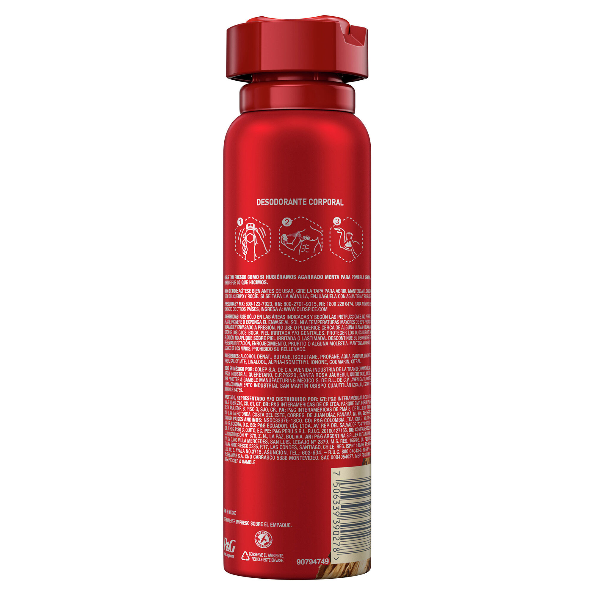 Deo Aerosol Leña Old Spice 96.0 Gr