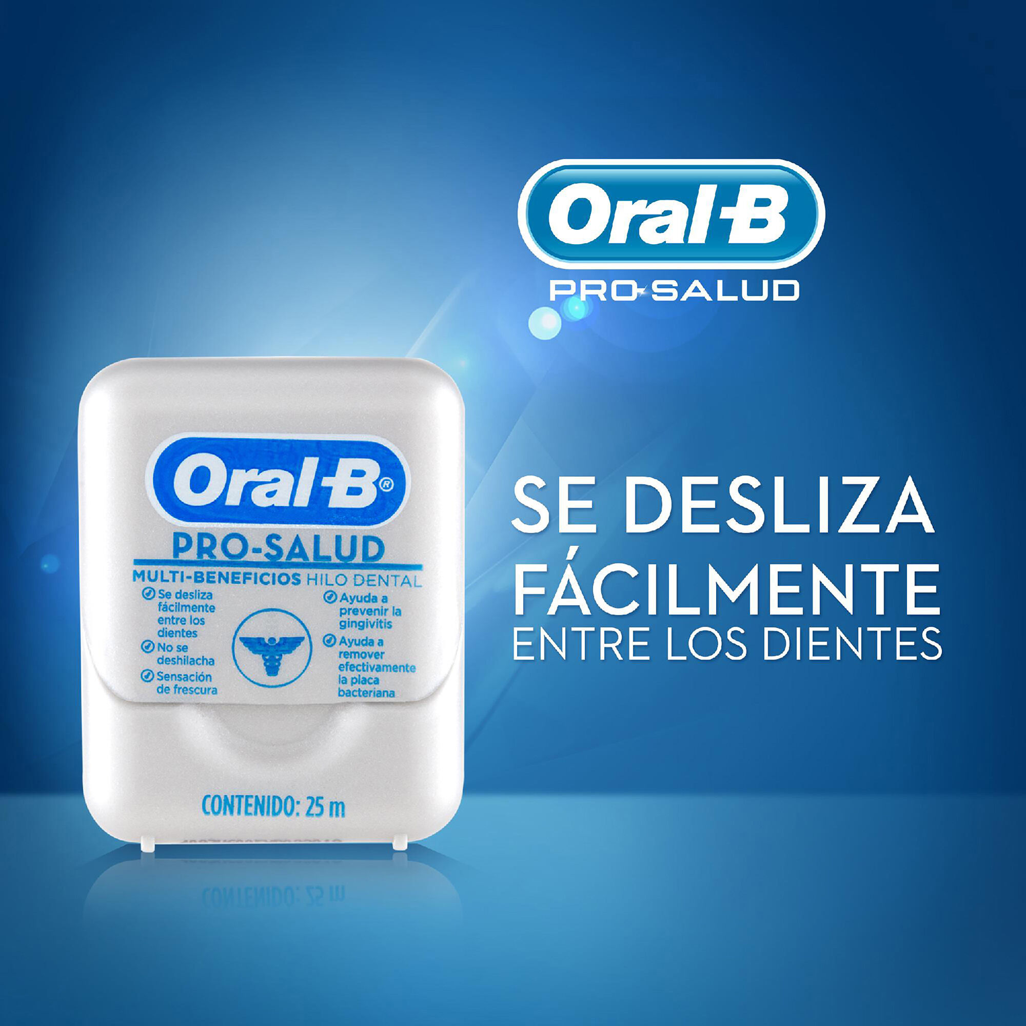 Hilo Dental Pro Salud 2x1 25m Oral B 2.0 Pza