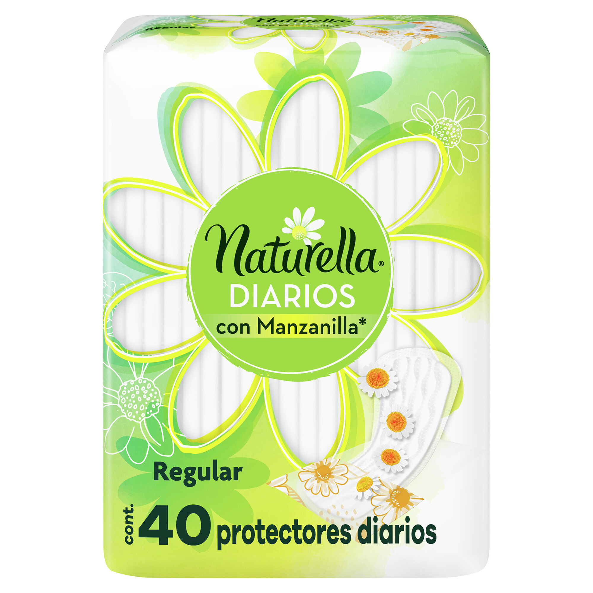 Protectores Diarios Manzanilla Naturella 40.0 Pza