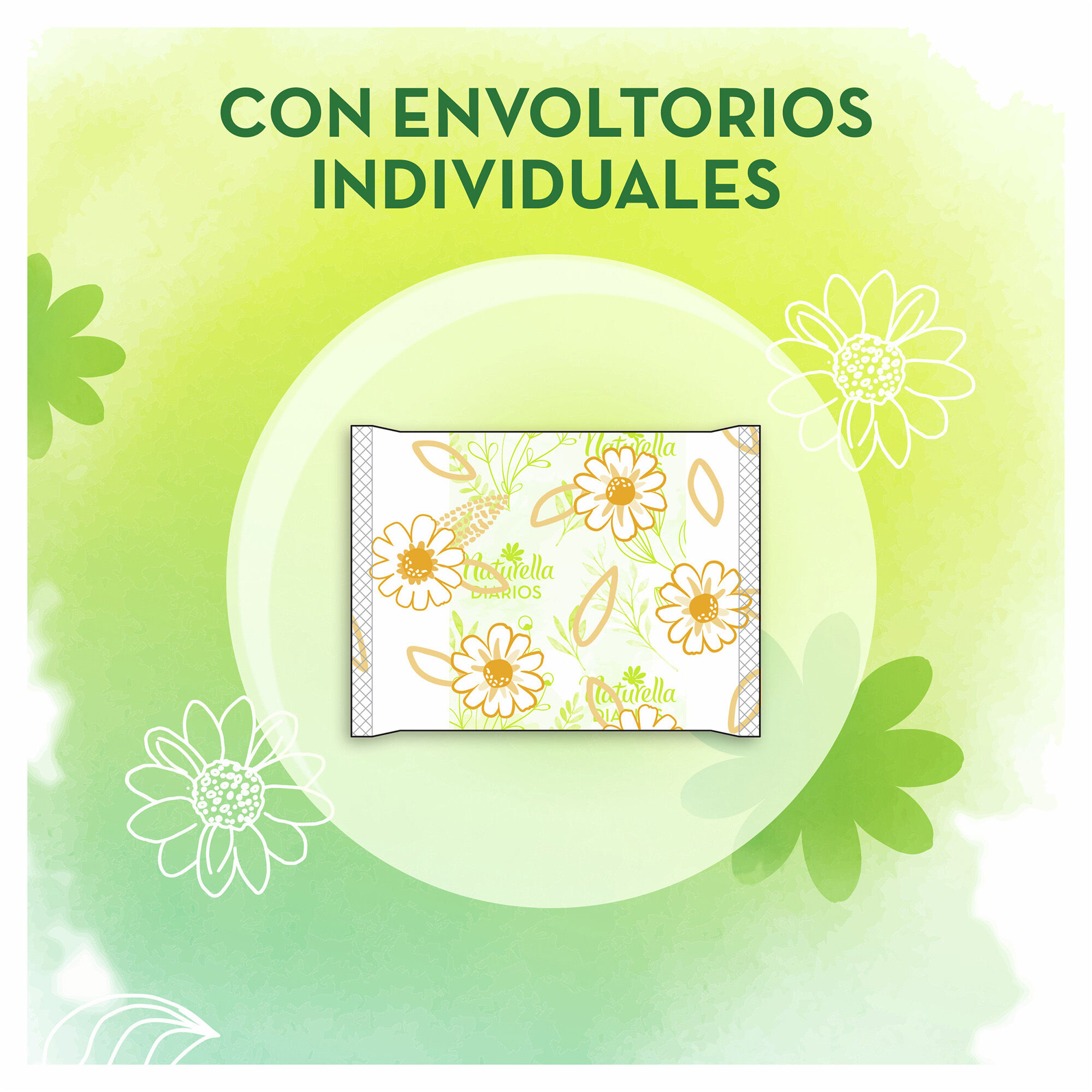 Protectores Diarios Manzanilla Naturella 40.0 Pza