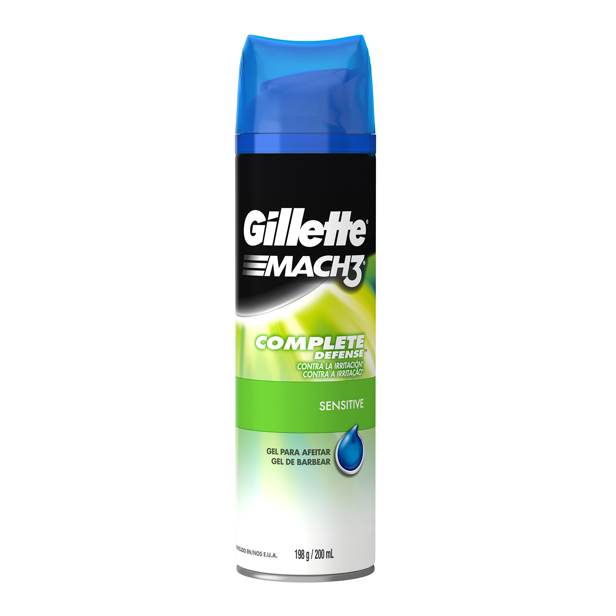 Espuma Afeitar Sensitive Mach3 Gillette 198.0 Gr