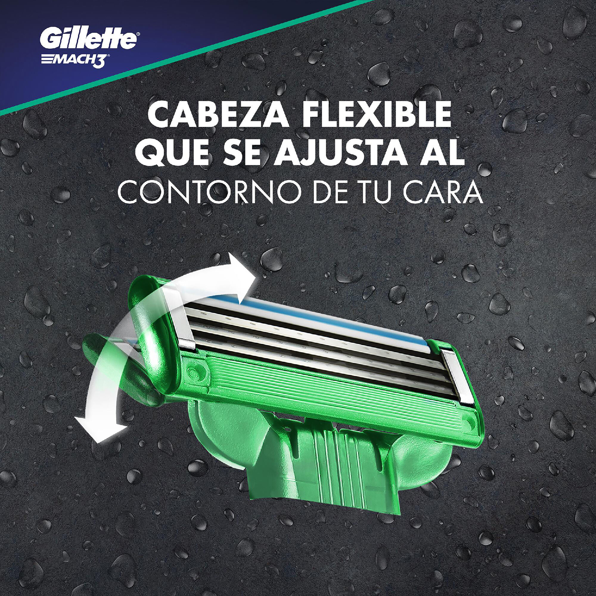 Cartuchos Mach3 Sensitive Gillette 2.0 Pza