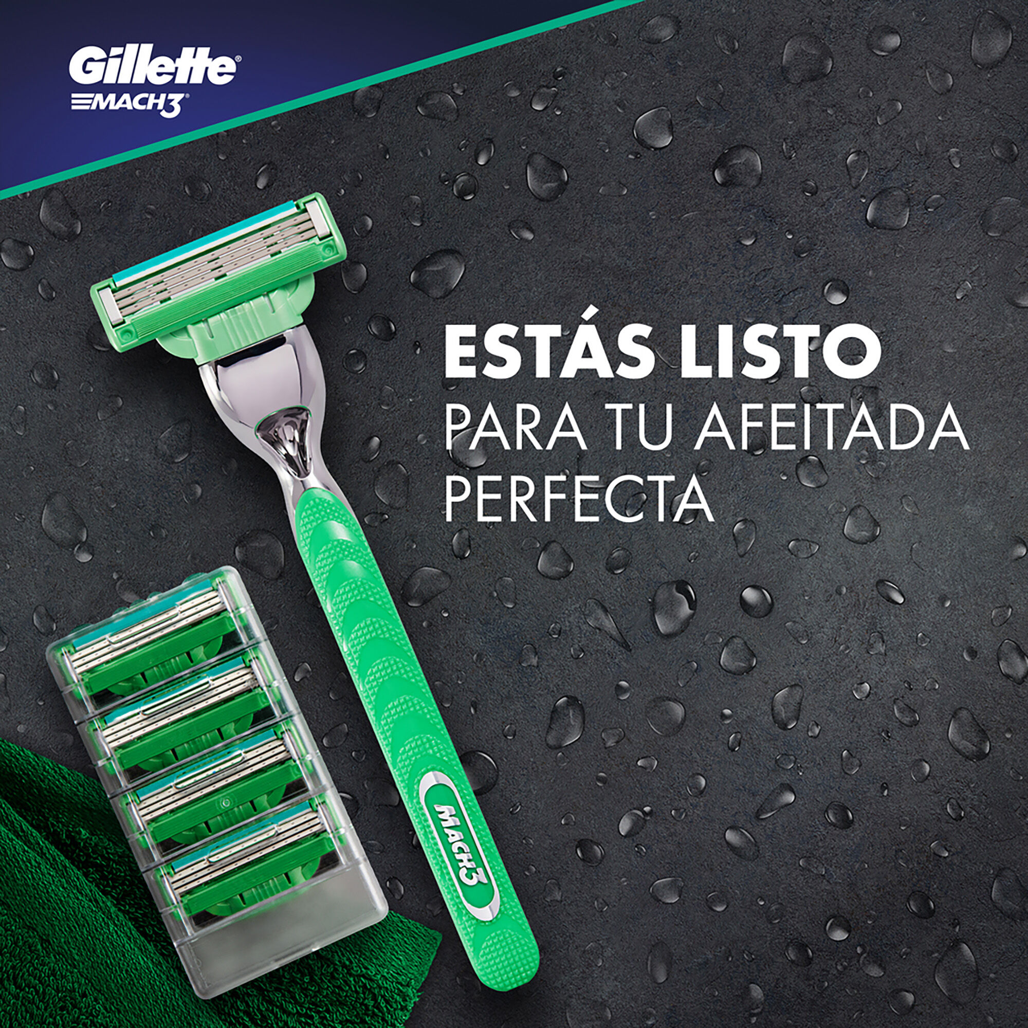 Cartuchos Mach3 Sensitive Gillette 4.0 Pza