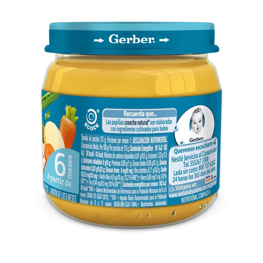 Papilla Veg Mix Eta 2 Gerber 113.0 Gr