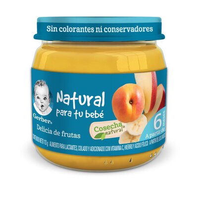 Postre Frutas 2da Eta Gerber 113.0 Gr