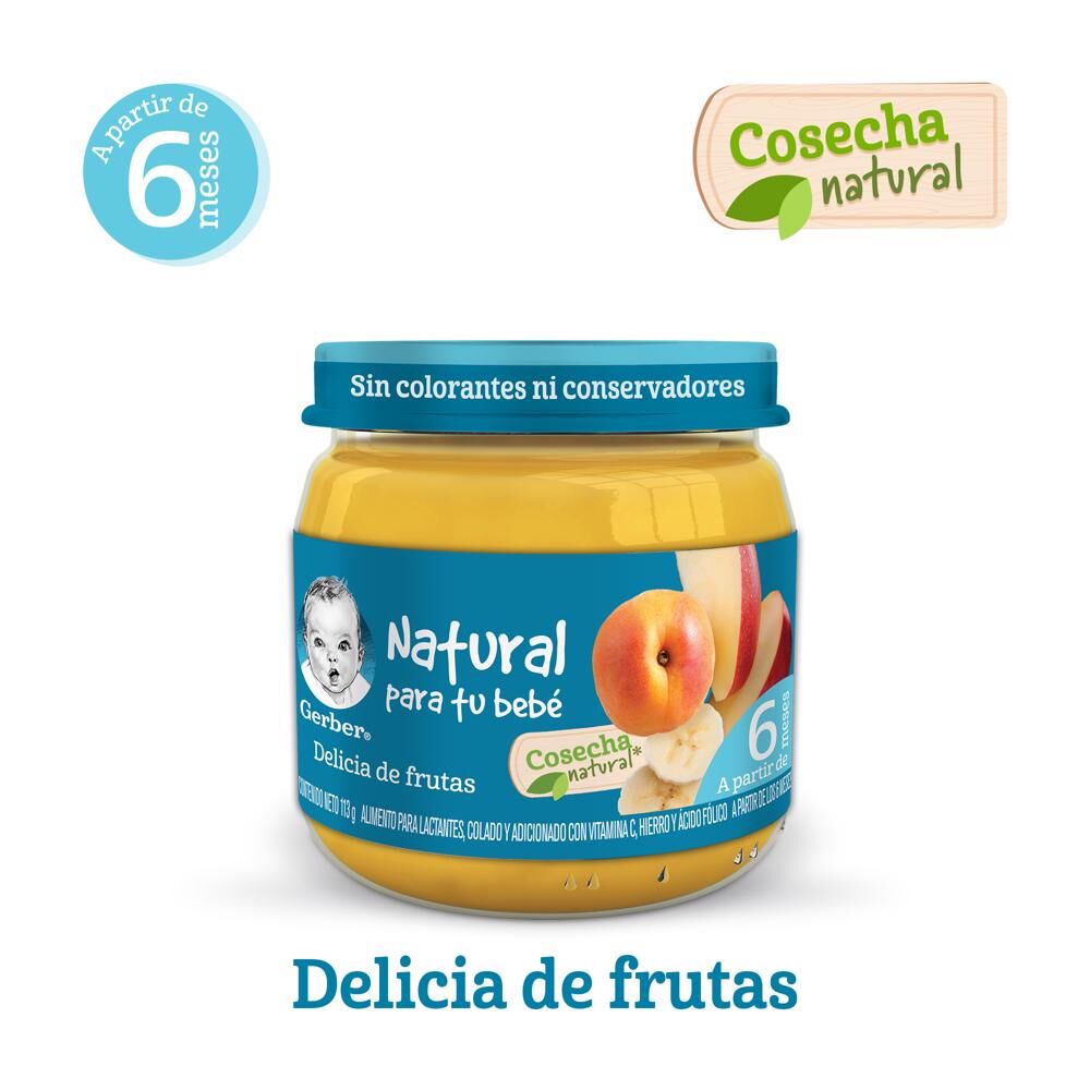 Postre Frutas 2da Eta Gerber 113.0 Gr