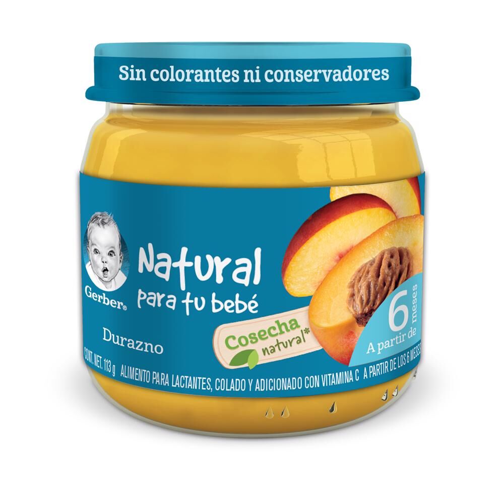 Papilla Durazno Eta 2 Gerber 113 0 Gr