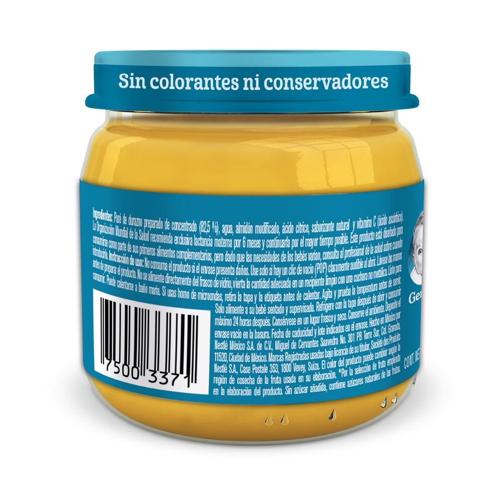 Papilla Durazno Eta 2 Gerber 113.0 Gr