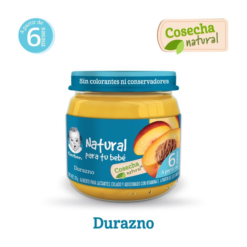 Papilla Durazno Eta 2 Gerber 113.0 Gr