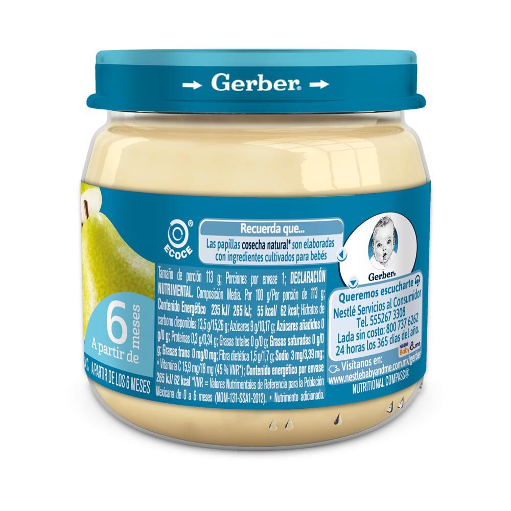 Papilla Pera Eta 2 Gerber 113.0 Gr