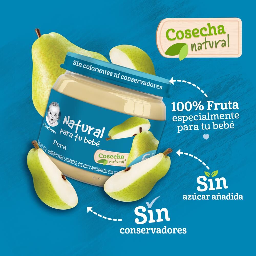 Papilla Pera Eta 2 Gerber 113.0 Gr