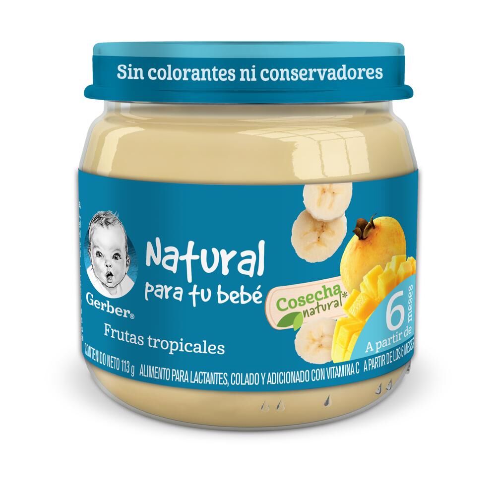 Papilla Fruta Tropical Eta 2 Gerber 113.0 Gr