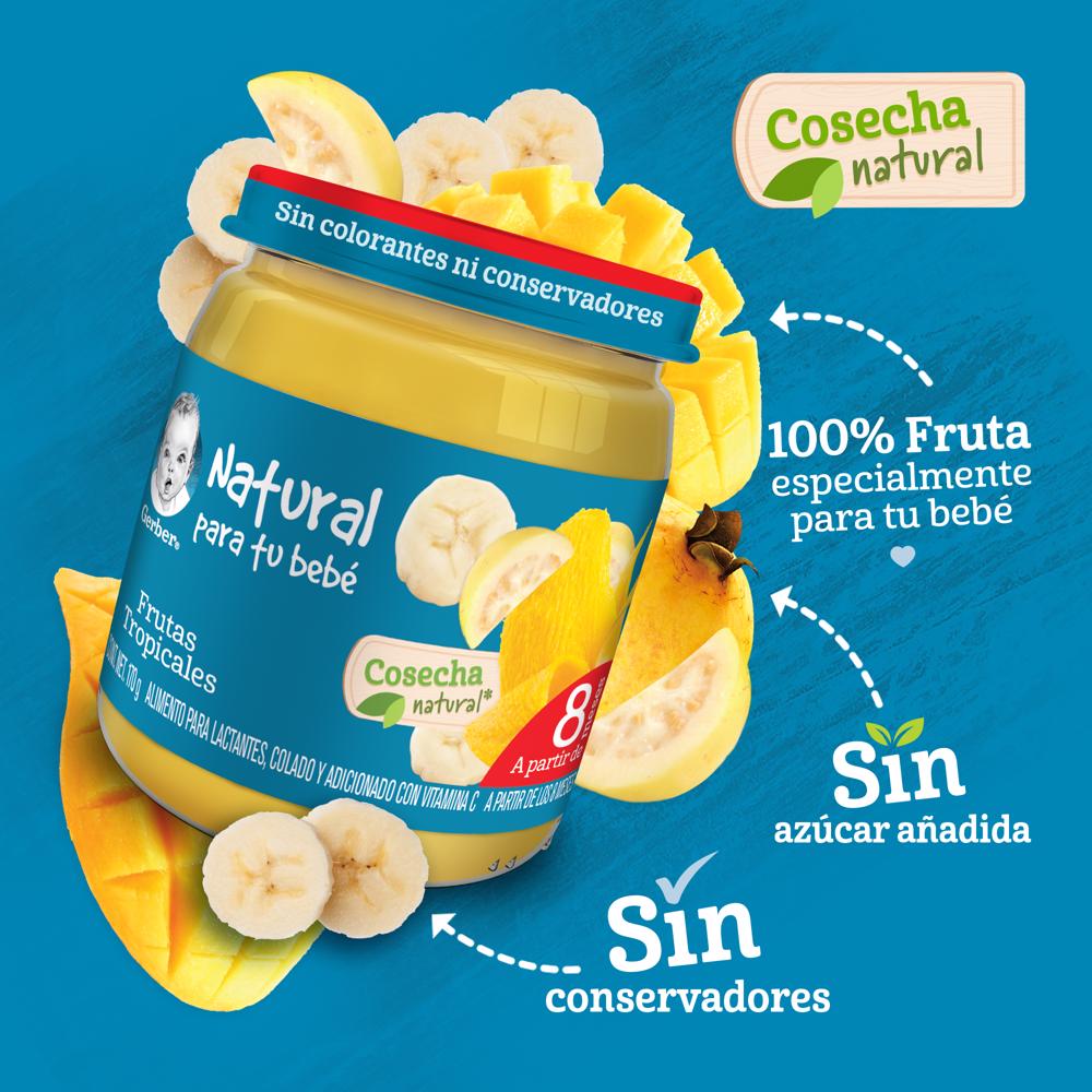 Papilla Fruta Tropical Eta 3 Gerber 170.0 Gr