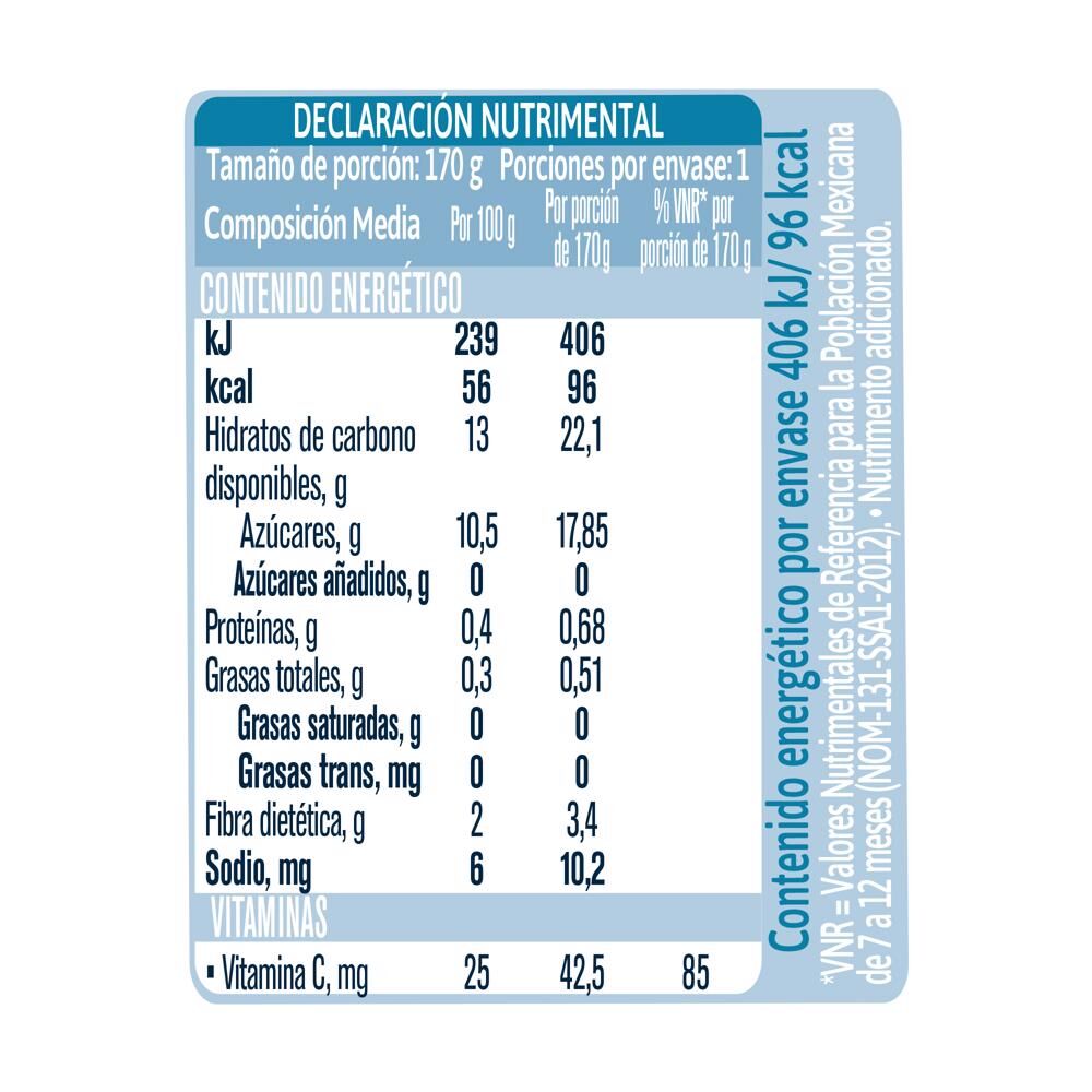 Papilla Fruta Tropical Eta 3 Gerber 170.0 Gr