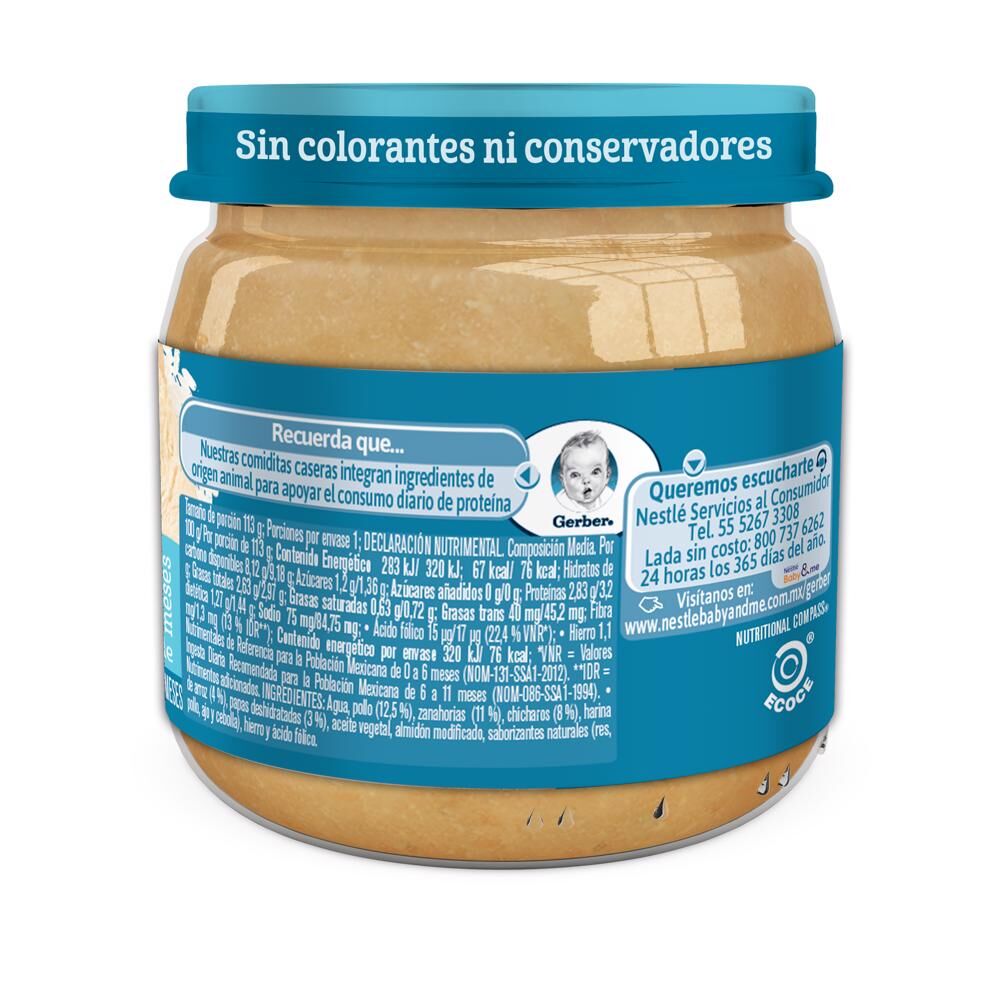 Papilla Pollo&arroz Eta 2 Gerber 113.0 Gr