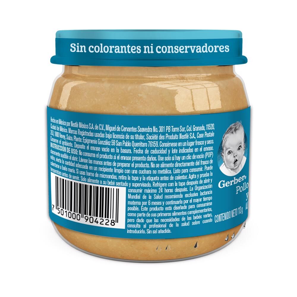 Papilla Pollo&arroz Eta 2 Gerber 113.0 Gr
