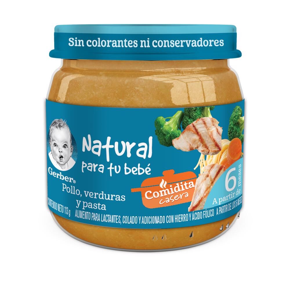 Papilla Pollo Pasta Eta 2 Gerber 113 0 Gr