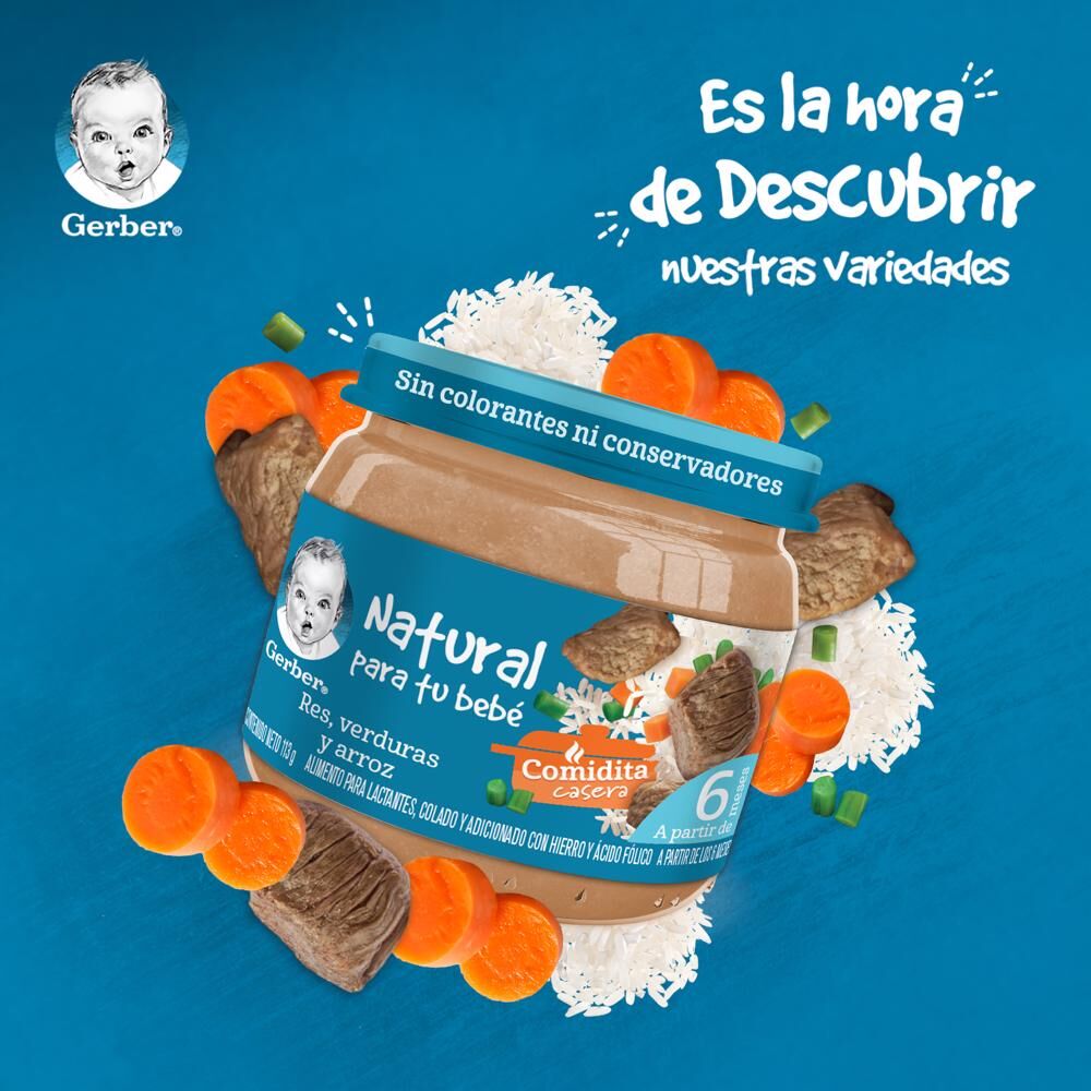 Papilla Res&arroz Eta 2 Gerber 113.0 Gr