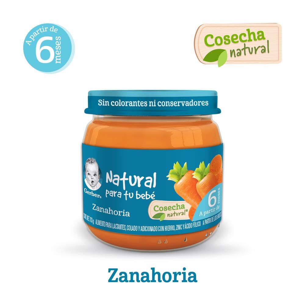 Papilla Zanahoria Eta 2 Gerber 113.0 Gr