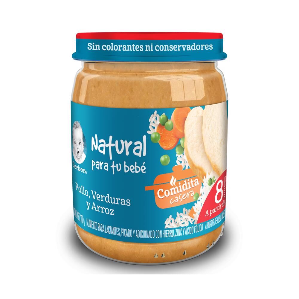 Papilla Pollo Arroz Eta 3 Gerber 170 0 Gr