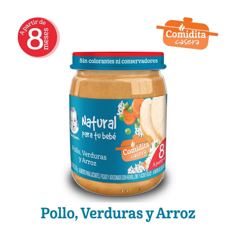 Papilla Pollo&arroz Eta 3 Gerber 170.0 Gr