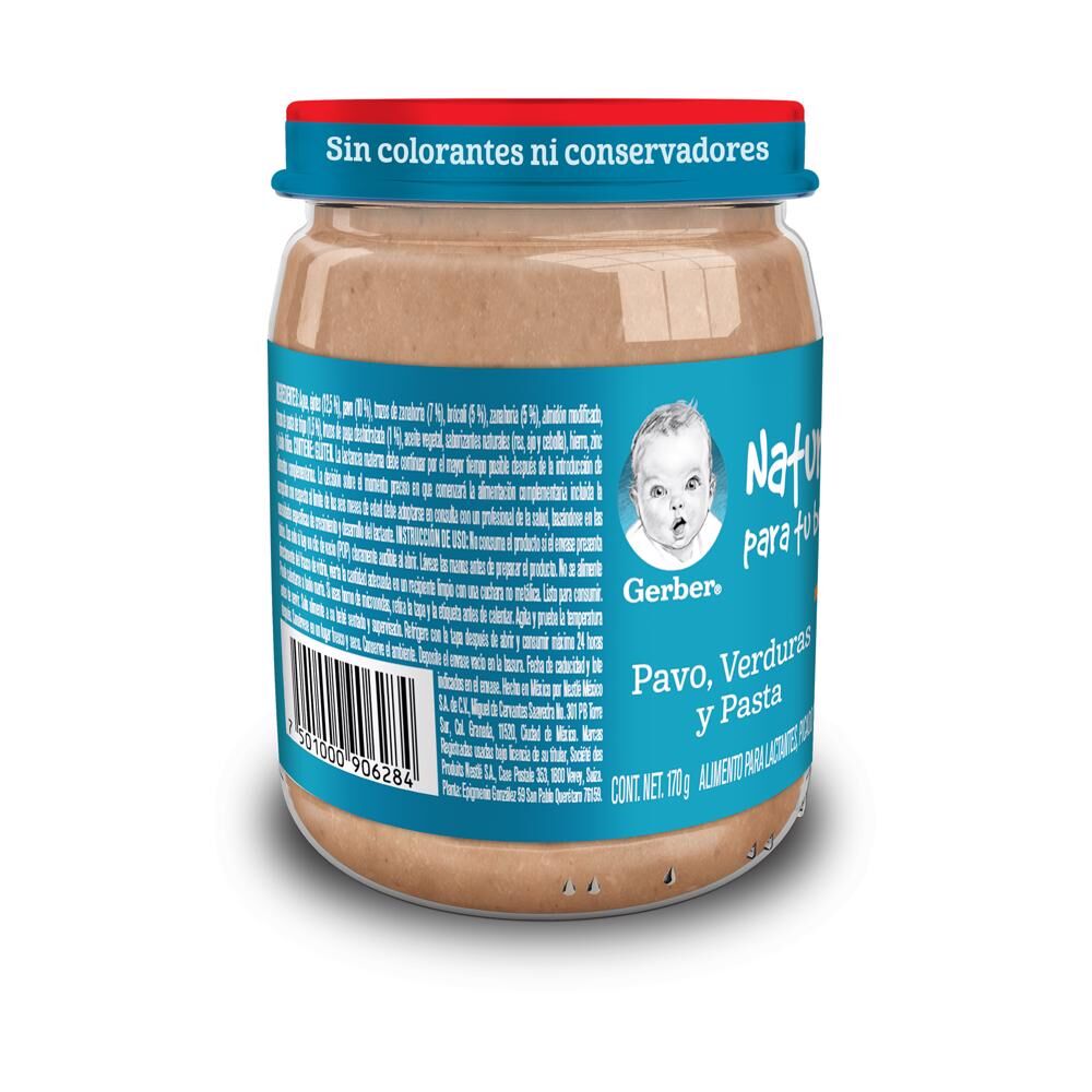 Papilla Pavo & Pasta Eta 3 Gerber 170.0 Gr