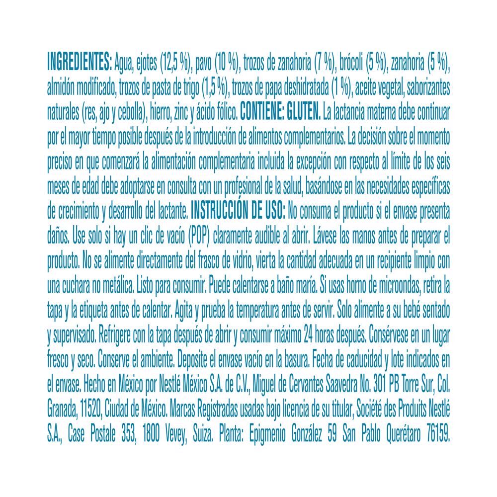 Papilla Pavo & Pasta Eta 3 Gerber 170.0 Gr