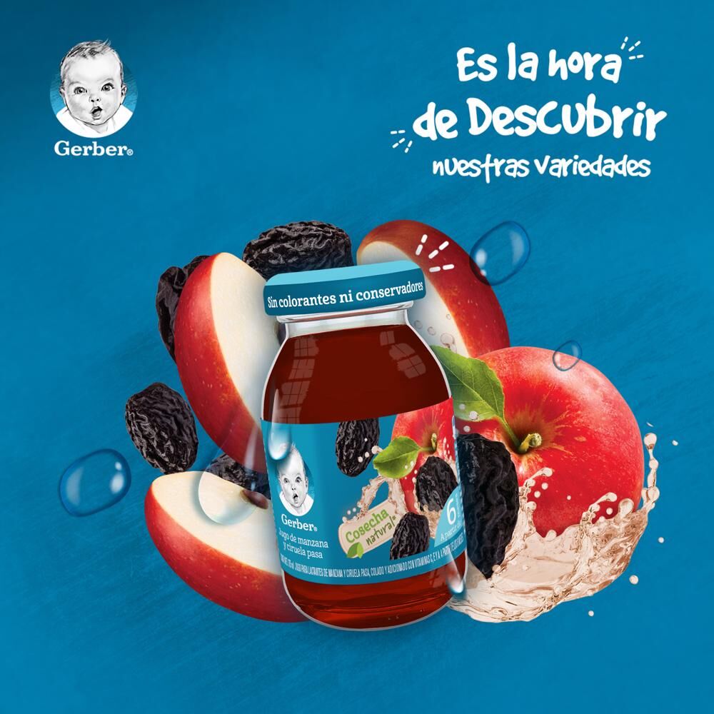 Jugo Manza Cirue 4 Aet Gerber 175.0 Ml