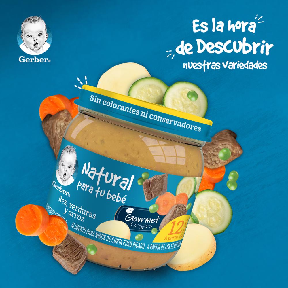 Papilla Res Con Verduras Gerber Jr 250.0 Gr