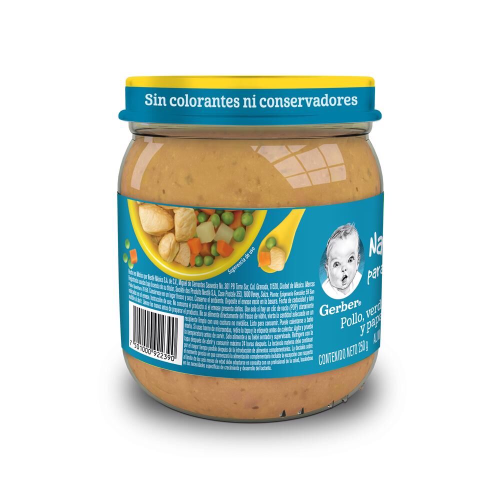 Papilla Pollo Con Papas Gerber Jr 250.0 Gr