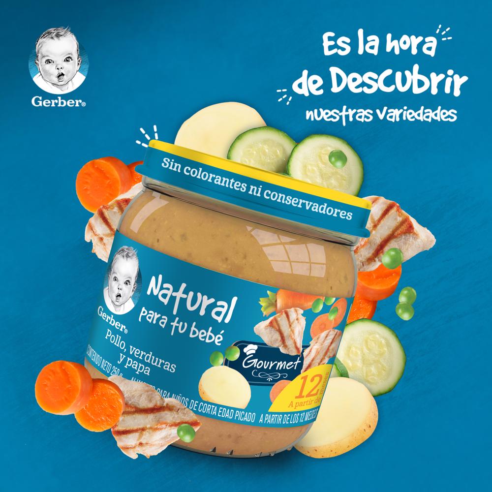 Papilla Pollo Con Papas Gerber Jr 250.0 Gr